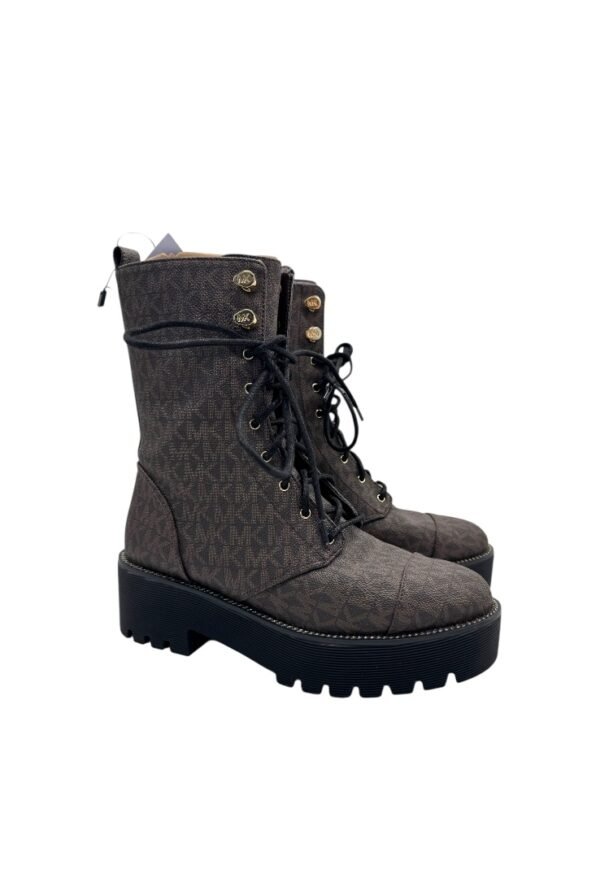 MICHAEL KORS - COMBAT BOOTS BROWN - Image 9